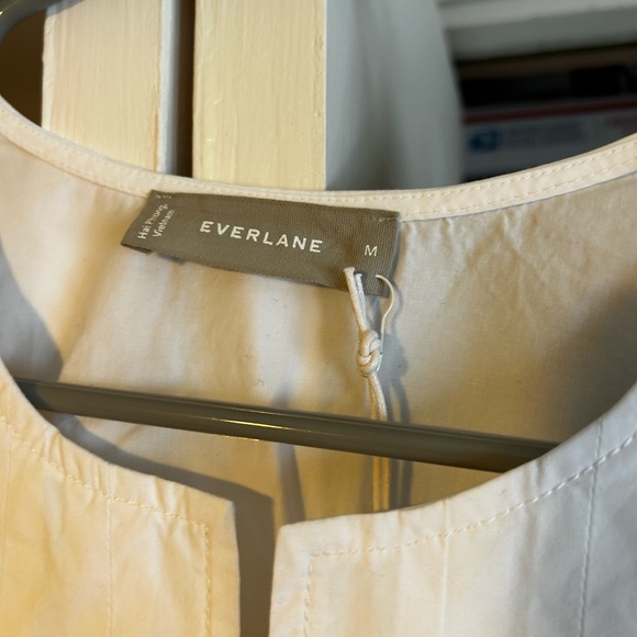 BNWT Everlane Poplin Tunic in white - Picture 6 of 7